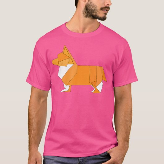Origami Corgi T-Shirt (Vorderseite)