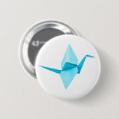 Origami Crane Button (Vorne & Hinten)