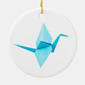 Origami Crane Keramik Ornament (Hinten)