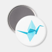 Origami Crane Magnet (Vorderseite/Rückseite)