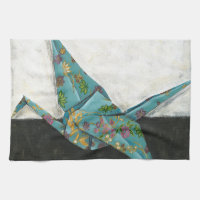 Origami Crane mit Blumenbezeichnungen