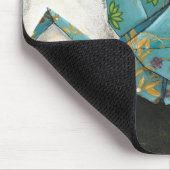 Origami Crane mit Blumenbezeichnungen Mousepad (Ecke)