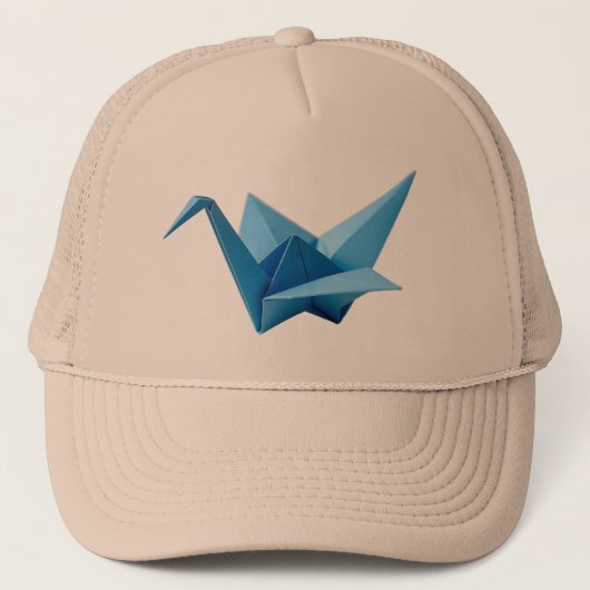 Origami Crane Truckerkappe (Vorderseite)