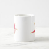 Origami Crane(Tsuru) Lavender Kaffeetasse (Mittel)