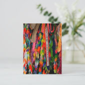 Origami Cranes in Hiroshima, Japan Postkarte (Stehend Vorderseite)