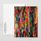 Origami Cranes in Hiroshima, Japan Postkarte (Vorne/Hinten)