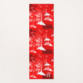 Origami Cranes Mit Monogramm Yoga Mat Yogamatte (Vorderseite)
