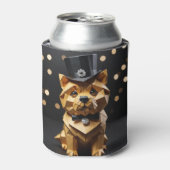 Origami Dapper Dog Dosenkühler (Kanne Vorderseite)