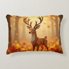 Origami Deer Fall und Herbst-Throw-Kissen Dekokissen