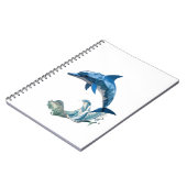 Origami-Delphin zurück in die Schule Notizblock (Linke Seite)