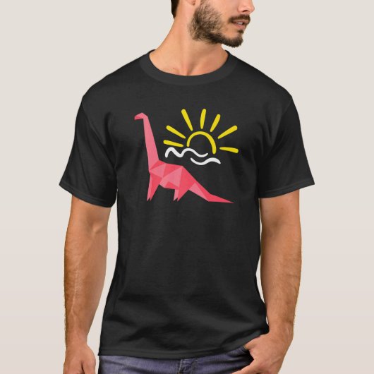 Origami Dinosaur Origami Master Paper Folder T-Shirt (Vorderseite)