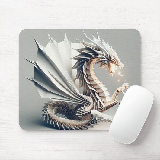 Origami Dragon Mousepad (Mit Mouse)
