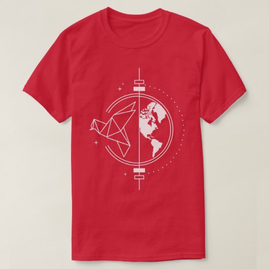 Origami Earth 1 T-Shirt (Design vorne)