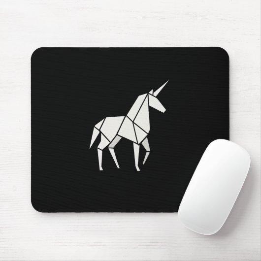 ORIGAMI EINHORN Mauspad (Mit Mouse)