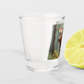 Origami-Elch  Schnapsglas (Links)