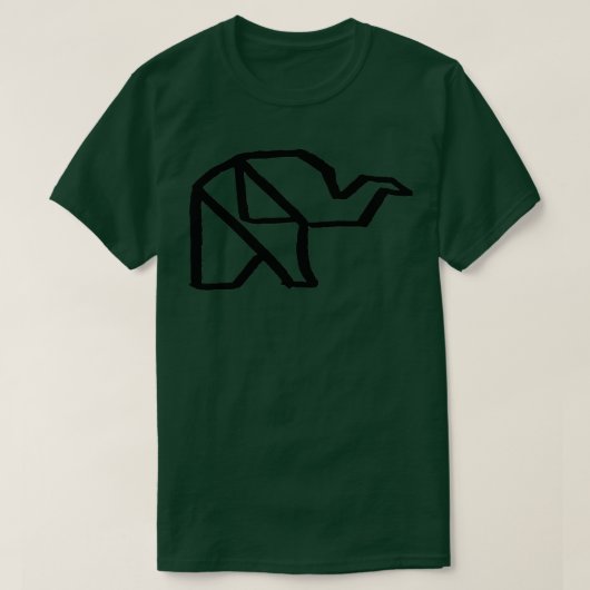 Origami Elephant 24 T-Shirt (Design vorne)