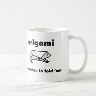 Origami Fans Kaffeetasse