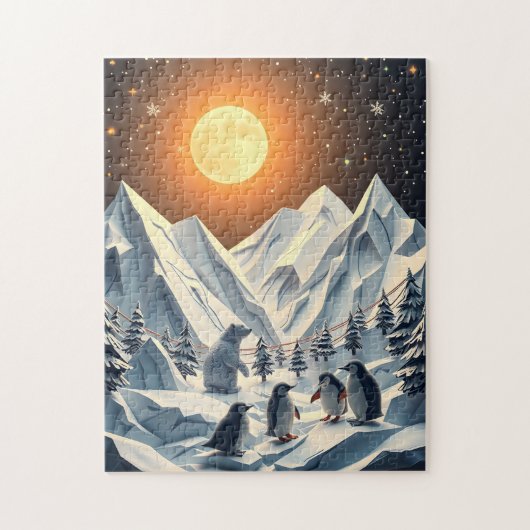 Origami-Feiertagsrätsel Puzzle (Vertikal)