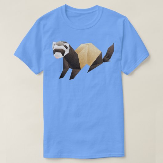Origami Ferret T-Shirt (Design vorne)