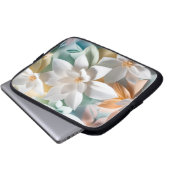 Origami flowers laptopschutzhülle (Vorne Knopf)