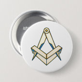 Origami-Freimaurersymbol Button (Vorne & Hinten)
