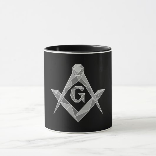 Origami-Freimaurersymbol Tasse (Zentrum)