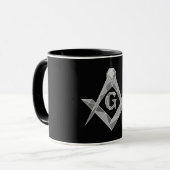 Origami-Freimaurersymbol Tasse (Vorderseite Links)