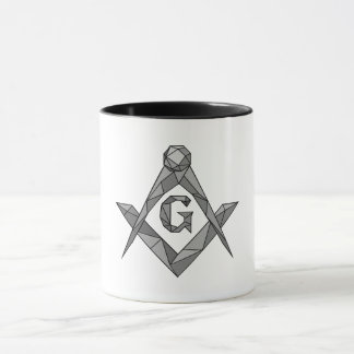 Origami-Freimaurersymbol Tasse