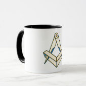 Origami-Freimaurersymbol Tasse (Vorderseite Links)