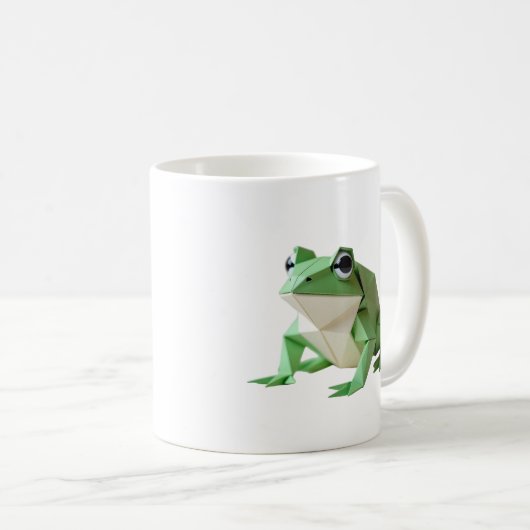Origami Frog Kaffeetasse (VorderseiteRechts)
