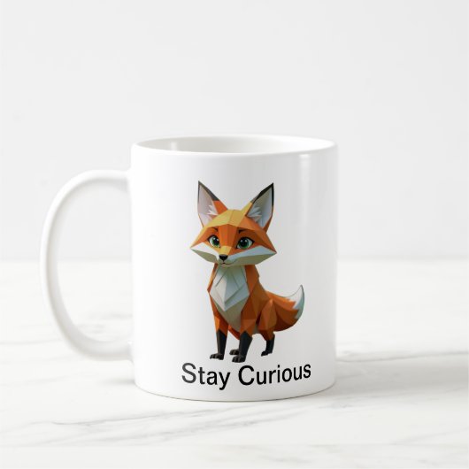 Origami-Fuchs-Tasse Kaffeetasse (Links)