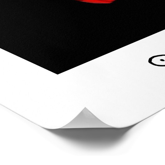 Origami Gerbera Poster (Ecke)