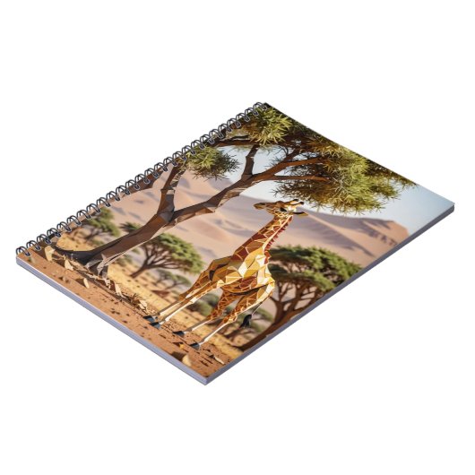 Origami Giraffe Spirale Notizblock (Linke Seite)