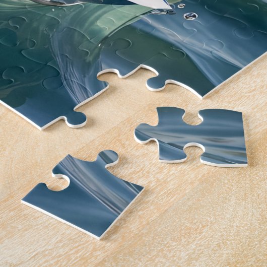 Origami Graceful Dolphin Puzzle (Seite)