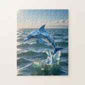 Origami Graceful Dolphin Puzzle (Vertikal)