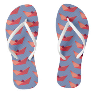 Origami Hat Boat Sommer Flip Flops Badesandalen
