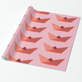 Origami Hat Wrapping Paper Geschenkpapier