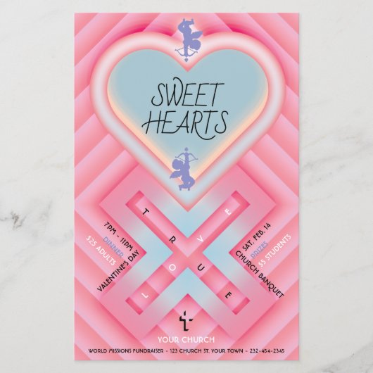 Origami Heart X Sweet Hearts Flyer (Vorne)