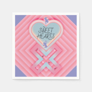 Origami Heart X Sweet Hearts Serviette