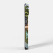 Origami Hippo in a canoe iPhone Hülle (Rechte Seite)