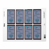 Origami Hummingbirds 1. Jubiläum Weinflasche (Vorne)