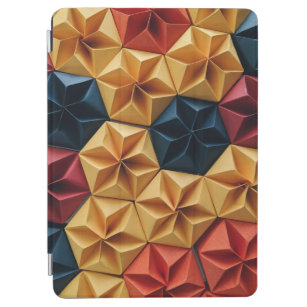 Origami in Rot, Gelb und Blau-Blume iPad Air Hülle
