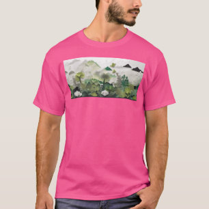Origami japanische Kunst. Die Pflanze der Wälder f T-Shirt