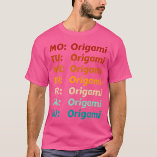 Origami jeden Tag Origami Outfit Kleidung Origami T-Shirt