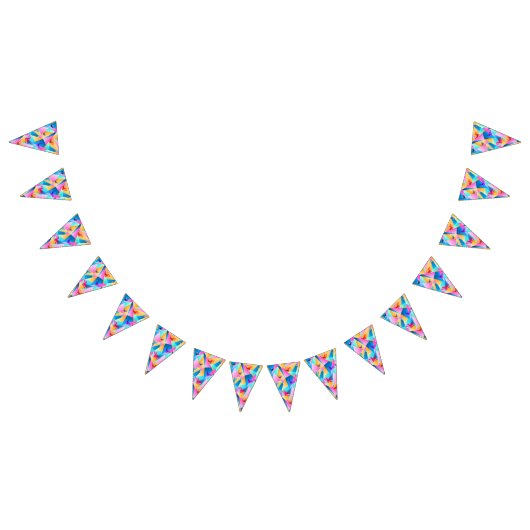 Origami Kaleidoscope Bunting Wimpelkette (Alle)