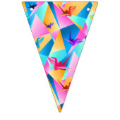 Origami Kaleidoscope Bunting Wimpelkette (Zweite Fahne)