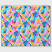 Origami Kaleidoscope Geschenkpapier (Flach)