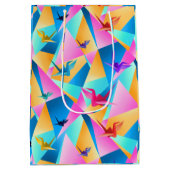 Origami Kaleidoscope Mittlere Geschenktüte (Rückseite)
