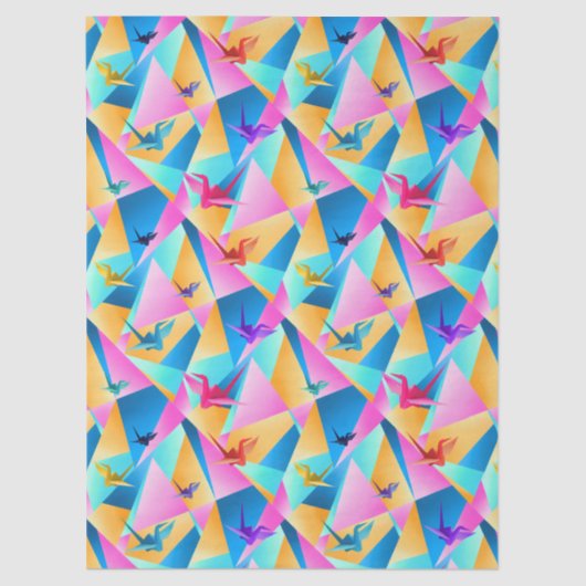 Origami Kaleidoscope Seidenpapier (Vorderseite)
