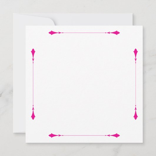 Origami-Kaleidoskop-Einladung Einladung (Rückseite)